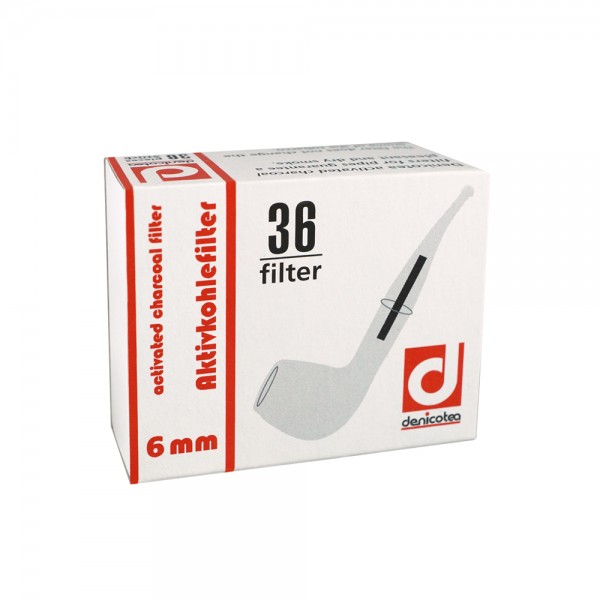 Pfeifenfilter 6mm Aktivkohle